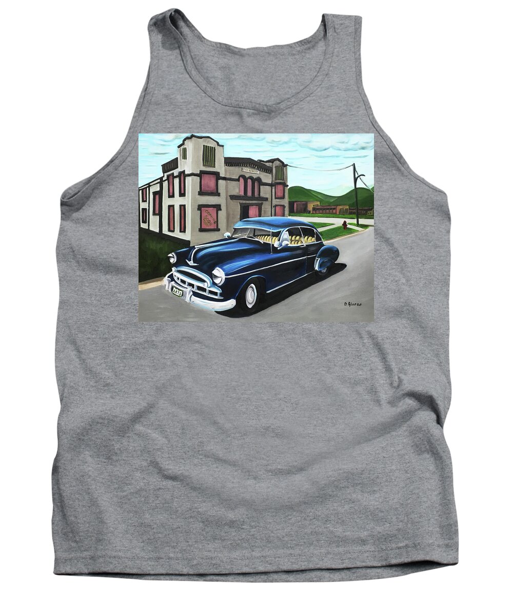 Brighton Tank Top featuring the painting Armory Arts by Dean Glorso