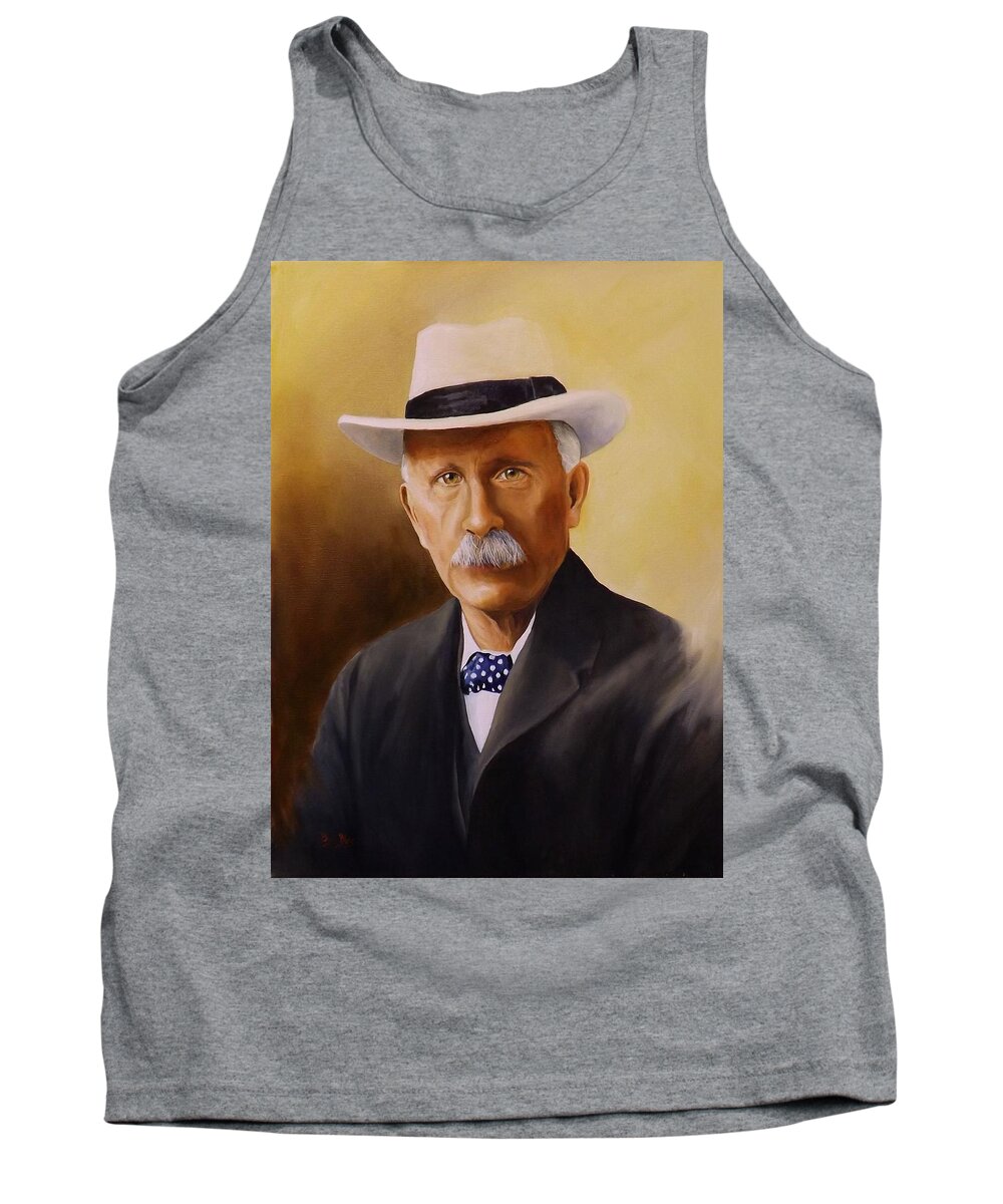 Arnold Hills Tank Top featuring the painting Arnold Hills by Barry BLAKE