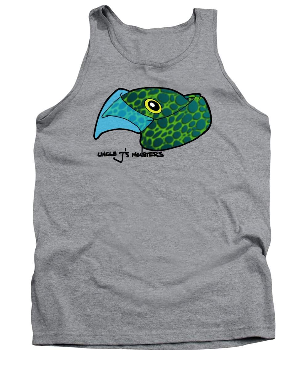Monster Tank Top featuring the digital art Nugget by Uncle J's Monsters