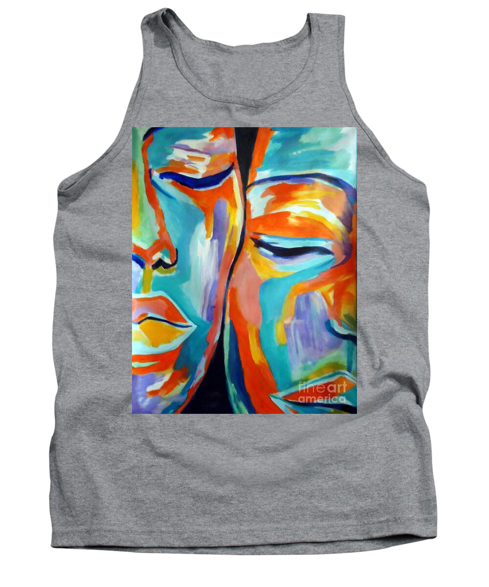 Affordable Original Paintings Tank Top featuring the painting At rest by Helena Wierzbicki
