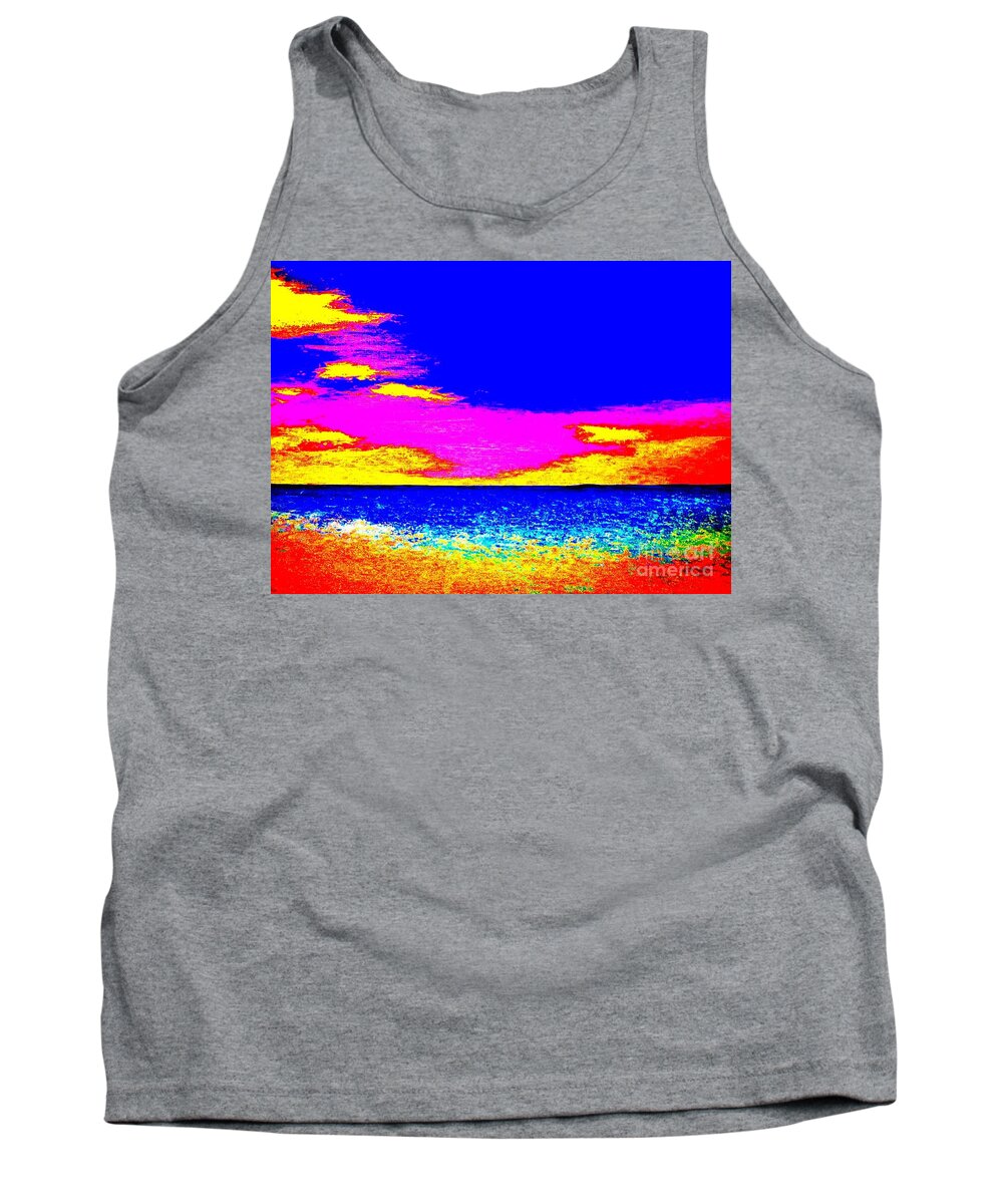 At The Beach Tank Top featuring the photograph At The Beach by Tim Townsend