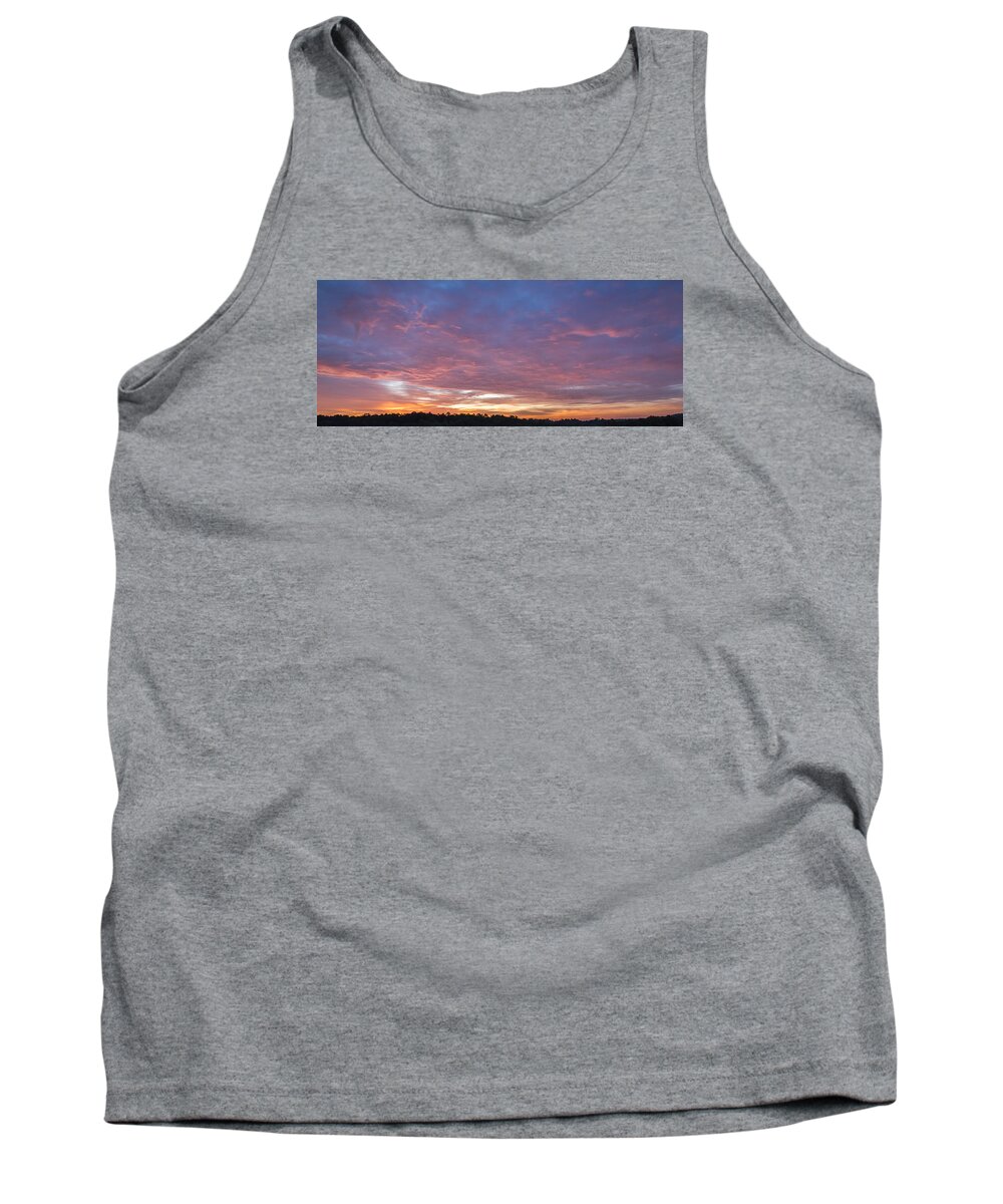 August Tank Top featuring the photograph August Morning Sky by Holden The Moment