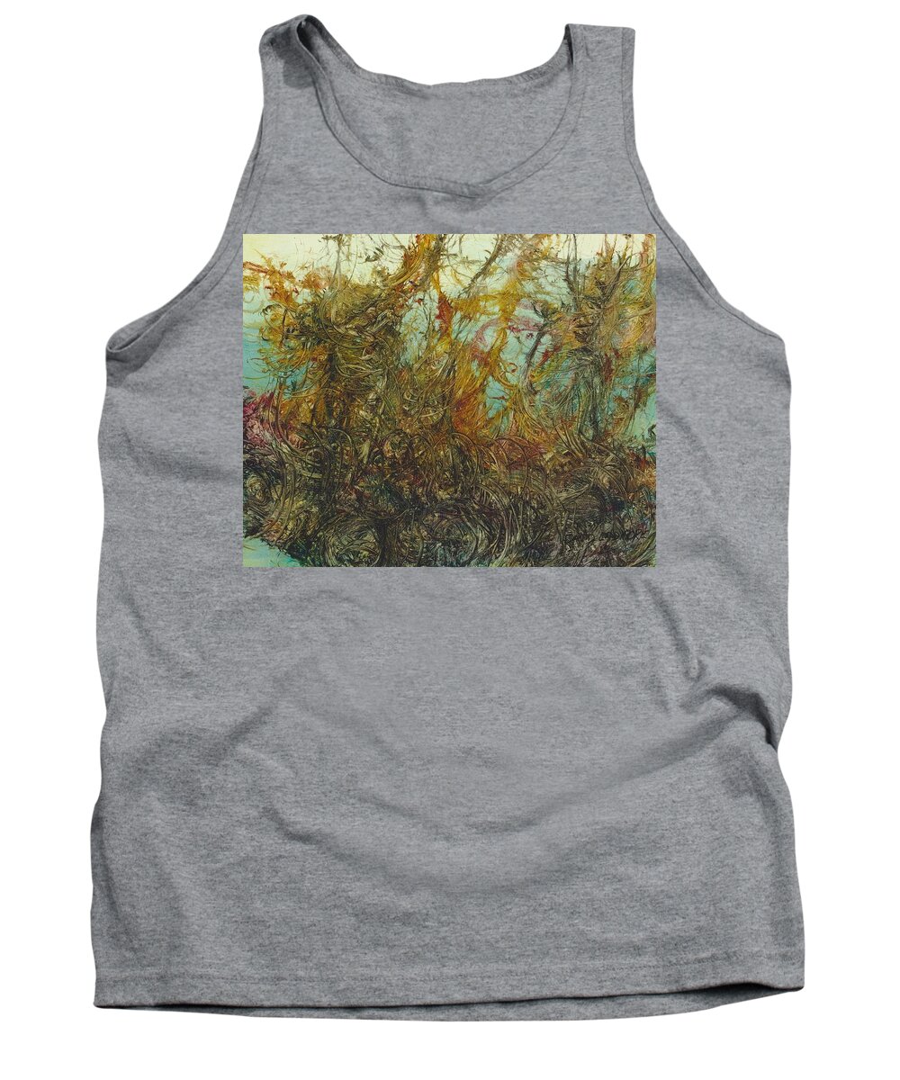 Autumn Tank Top featuring the painting Autumn 2 by David Ladmore