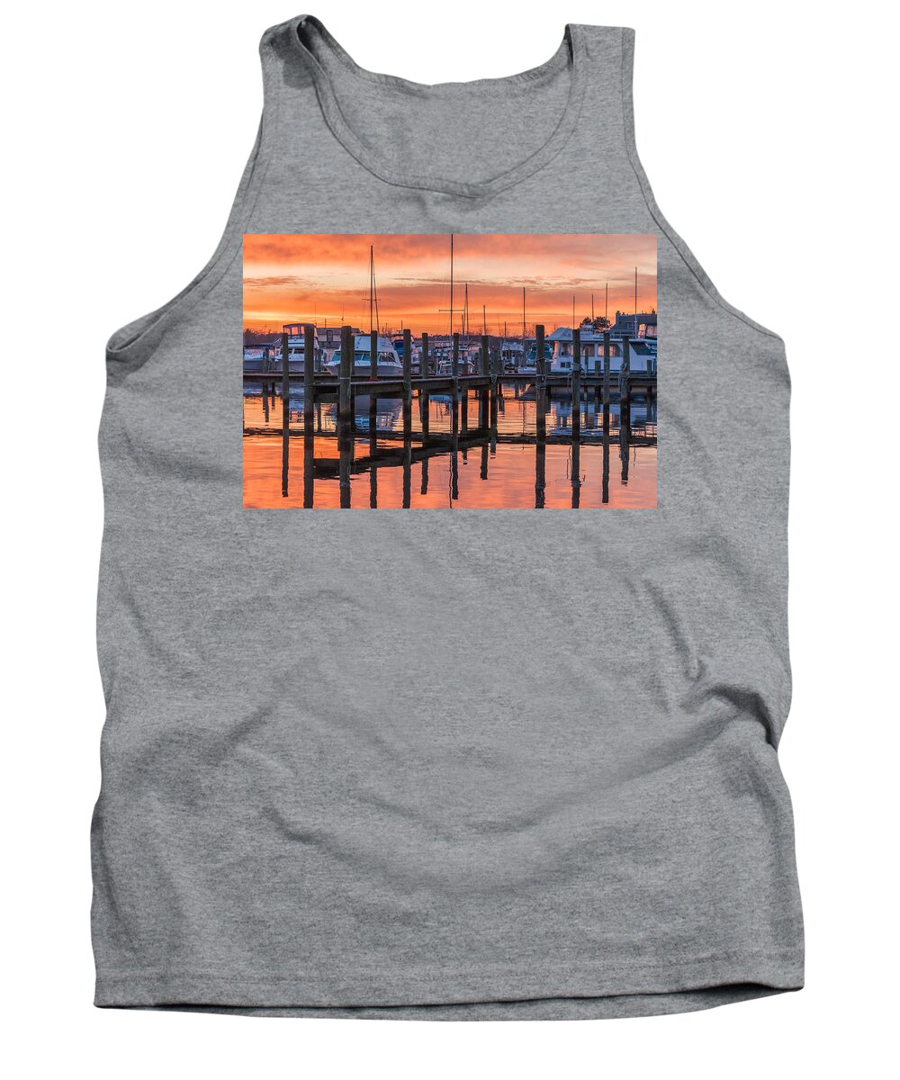 Toms River Tank Top featuring the photograph Autumnal Sky by Kristopher Schoenleber