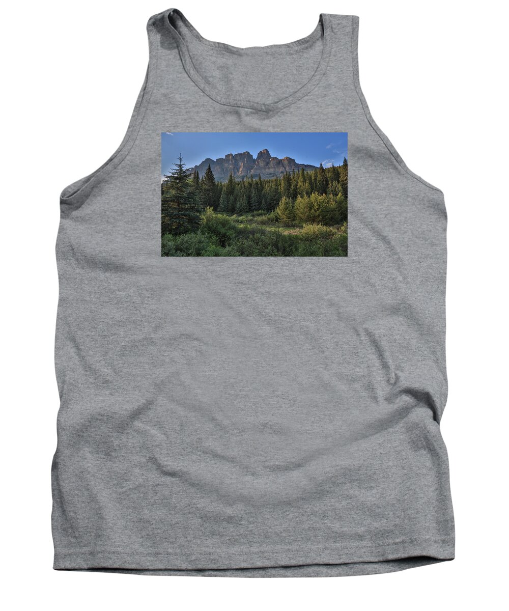 Sam Amato Photography Tank Top featuring the photograph Banff Mountains by Sam Amato