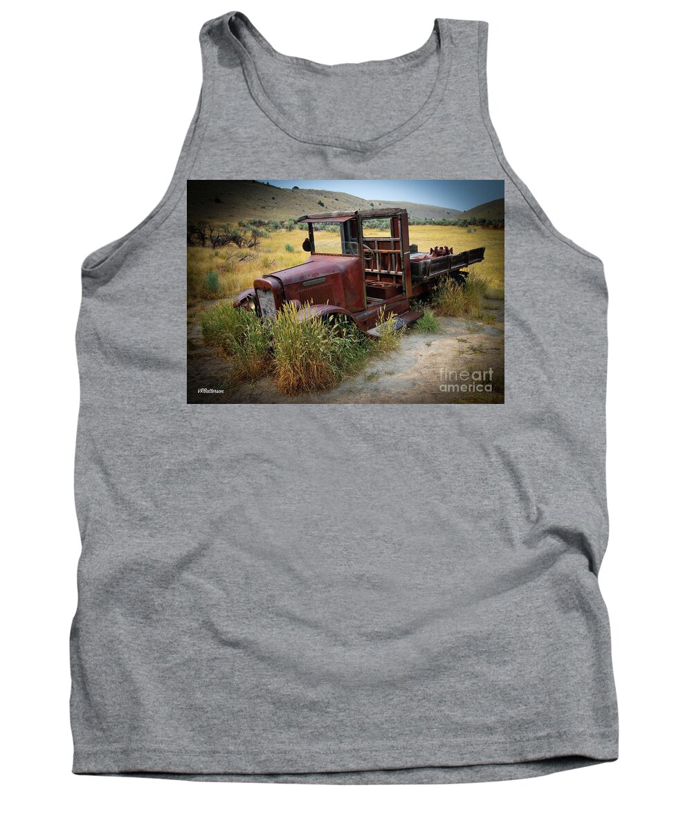 Bannack Tank Top featuring the photograph Bannack Montana Old Truck by Veronica Batterson