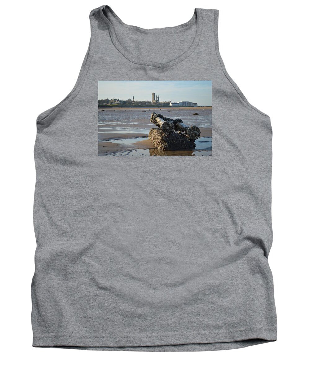 Barnacles Tank Top featuring the photograph Barnacles On Boat Debris by Adrian Wale