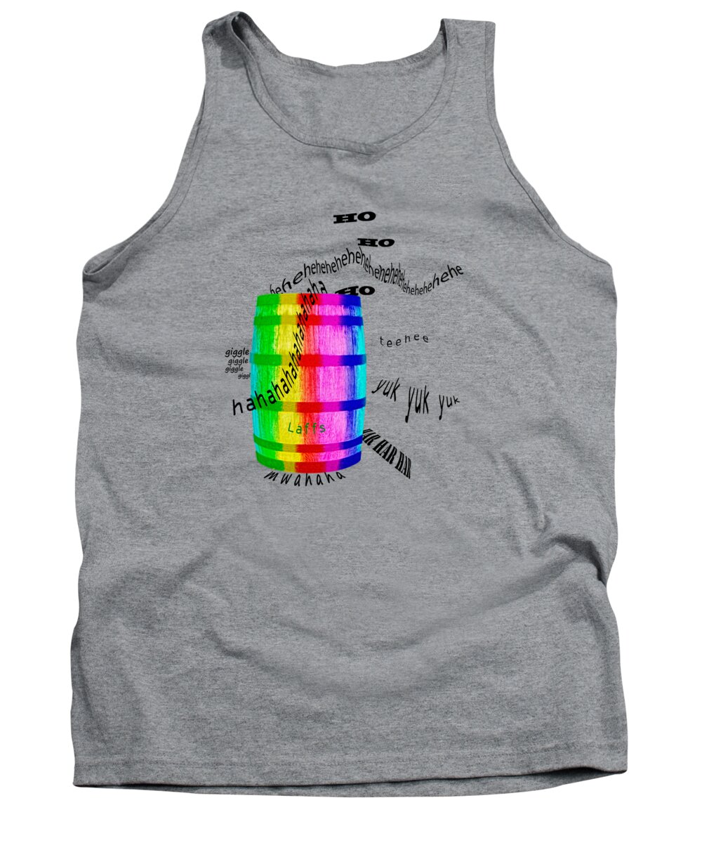 Laugh Tank Top featuring the photograph Barrel of Laughs by Mitch Spence