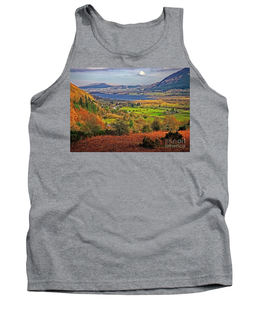 Bassenthwaite Lake Tank Top featuring the photograph Bassenthwaite Lake District View by Martyn Arnold