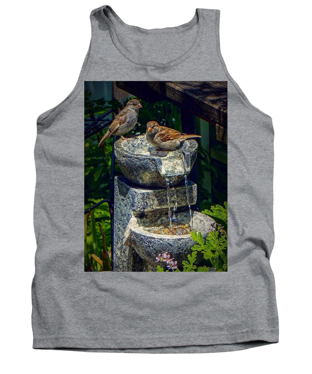  Tank Top featuring the photograph Bath time by Kendall McKernon