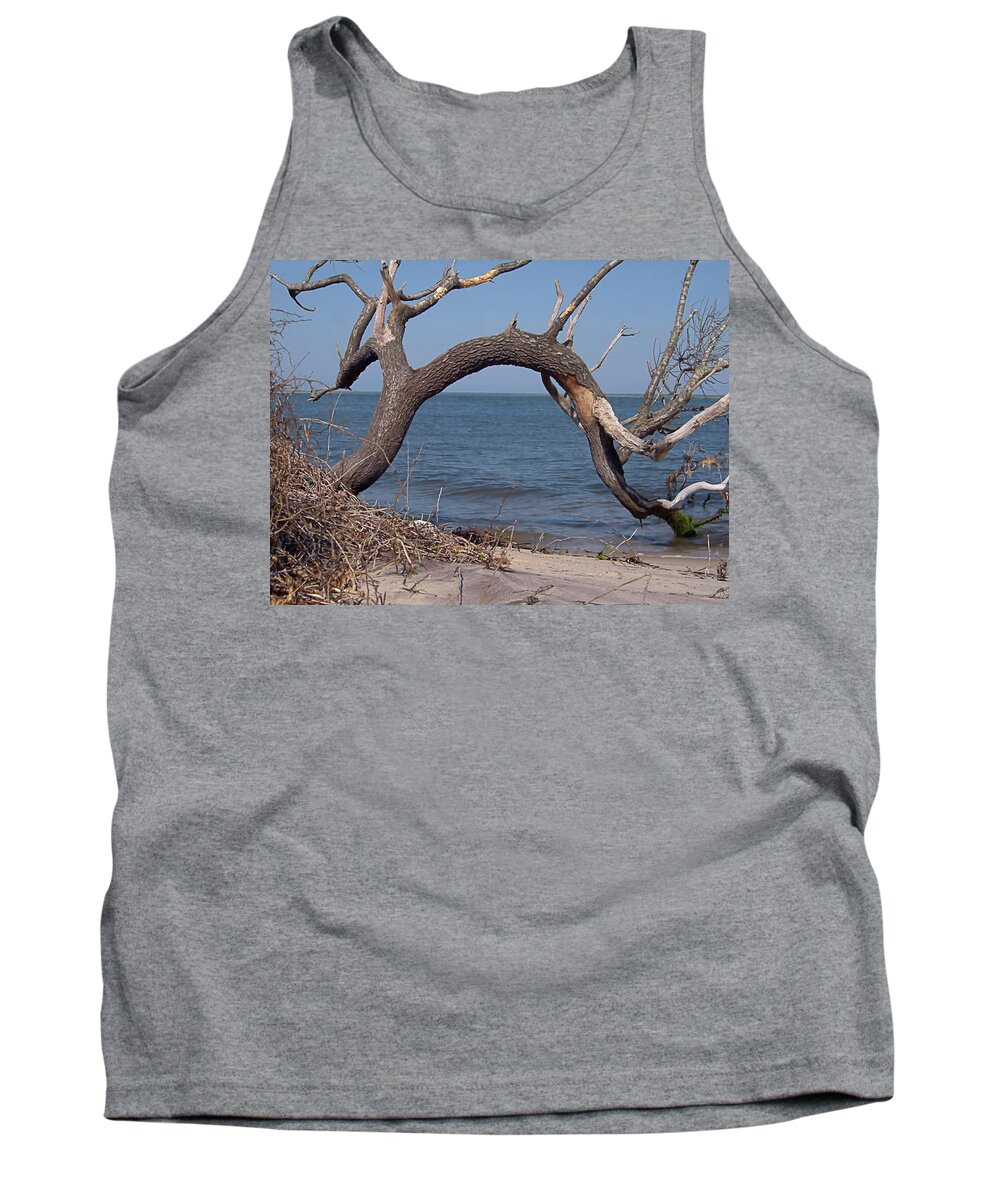 Seas Tank Top featuring the photograph Bay Tree West by Newwwman