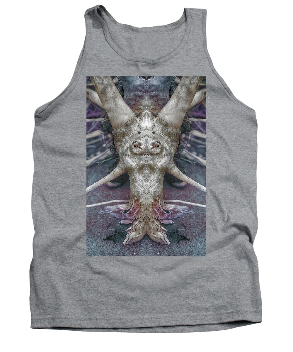 Driftwood Tank Top featuring the photograph Beach Wizard by WB Johnston