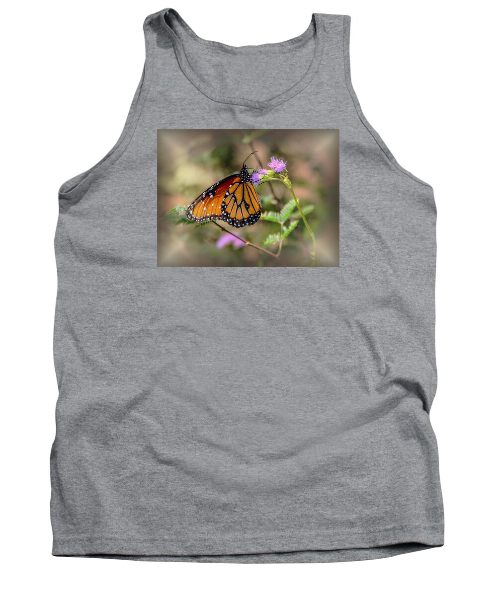 Butterfly Tank Top featuring the photograph Beautiful Butterfly by Elaine Malott