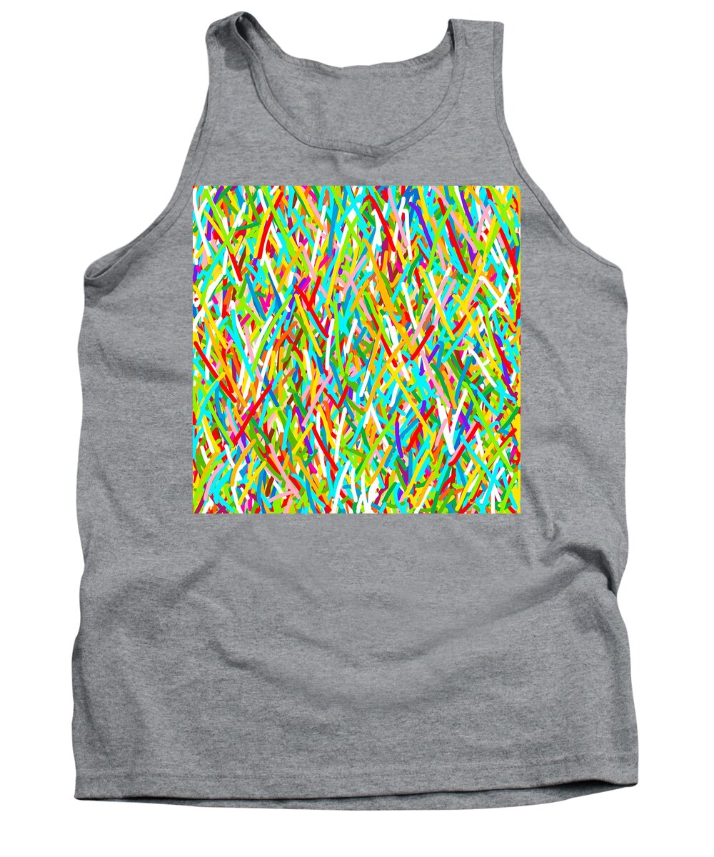 Abstract Tank Top featuring the photograph Beautiful Confusion by Charles Brown