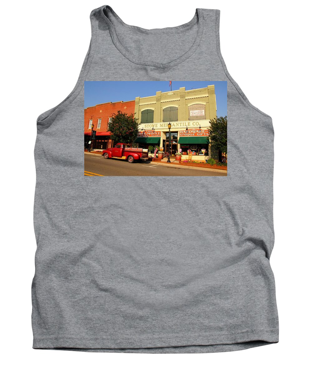 Belmont Tank Top featuring the photograph Stowe Mercantile 1 by Joseph C Hinson