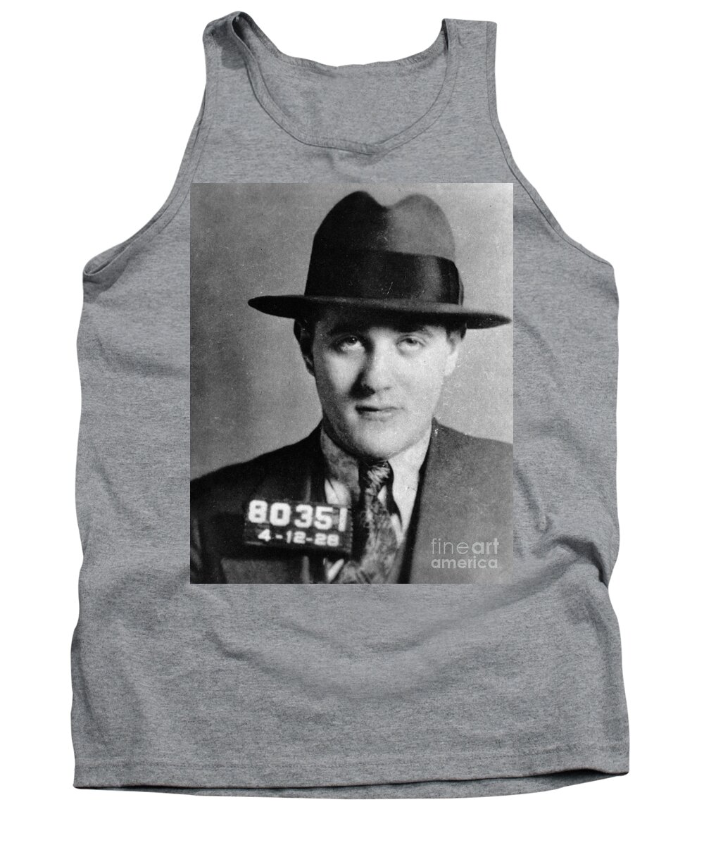 1928 Tank Top featuring the photograph Benjamin Bugsy Siegel Mugshot by Granger