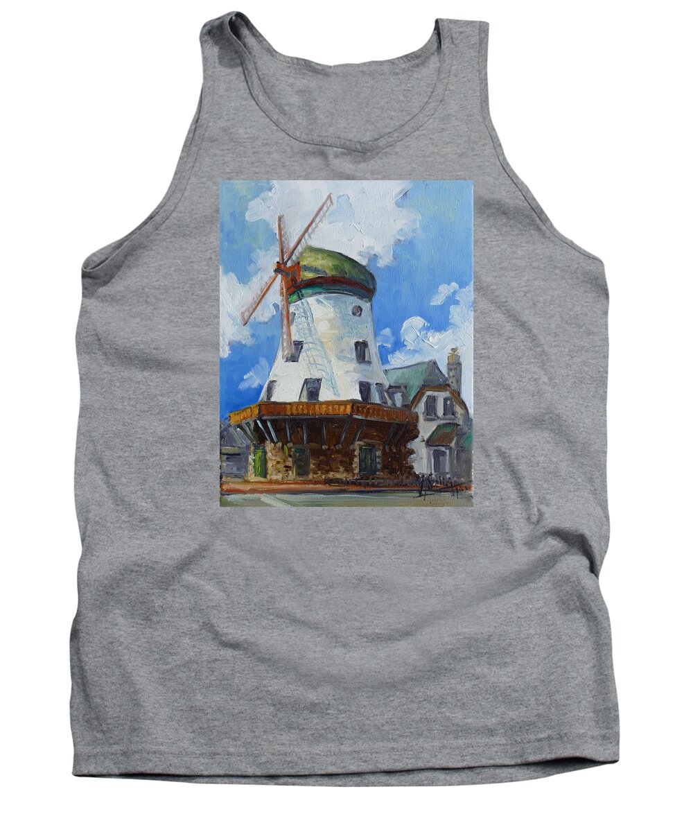 Saint Louis Paintings Tank Top featuring the painting Bevo Mill - St. Louis by Irek Szelag