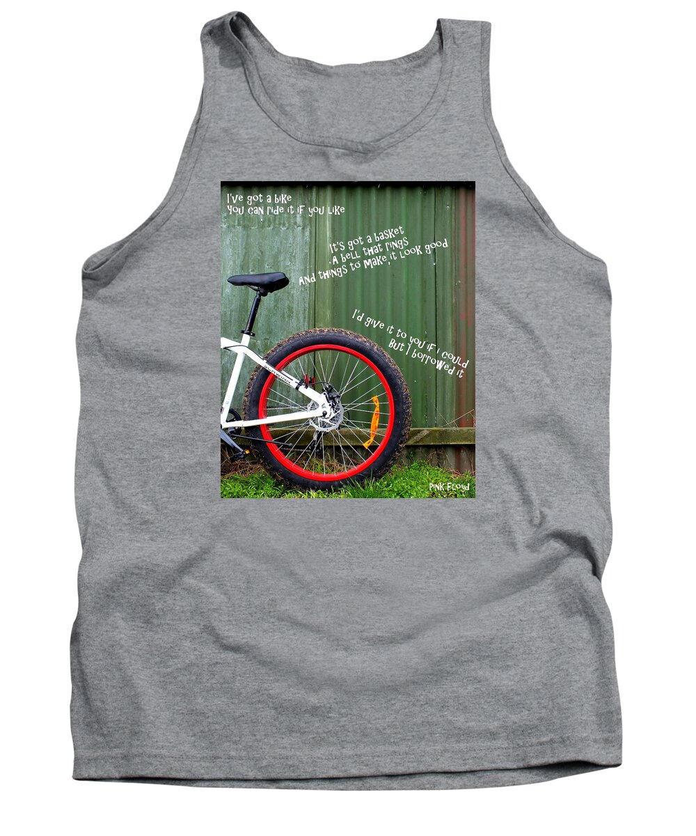 Pink Floyd Tank Top featuring the photograph Bike by Guy Pettingell