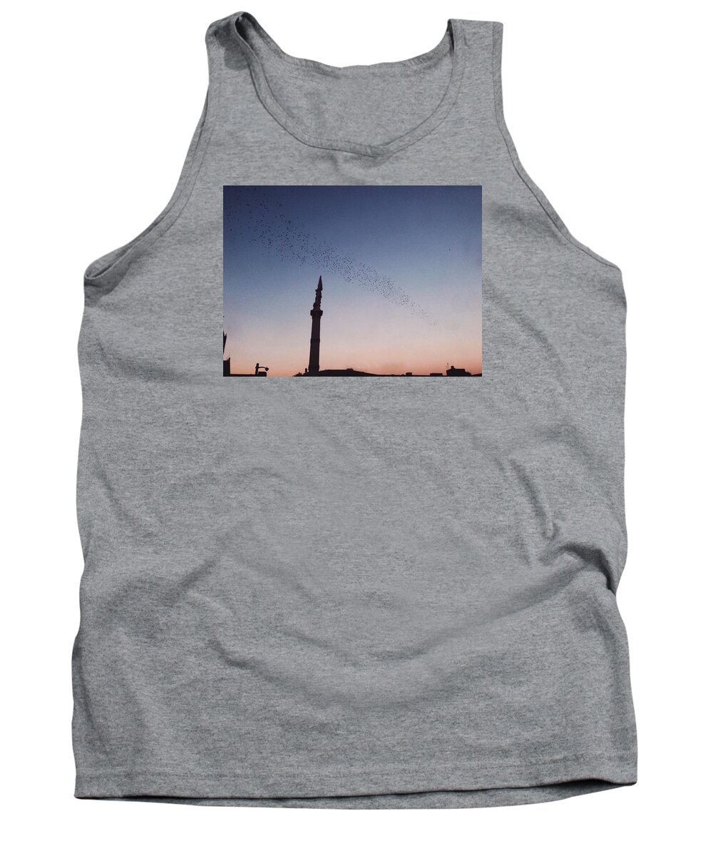 Birds Tank Top featuring the photograph Birds of a Feather... by Annie Walczyk