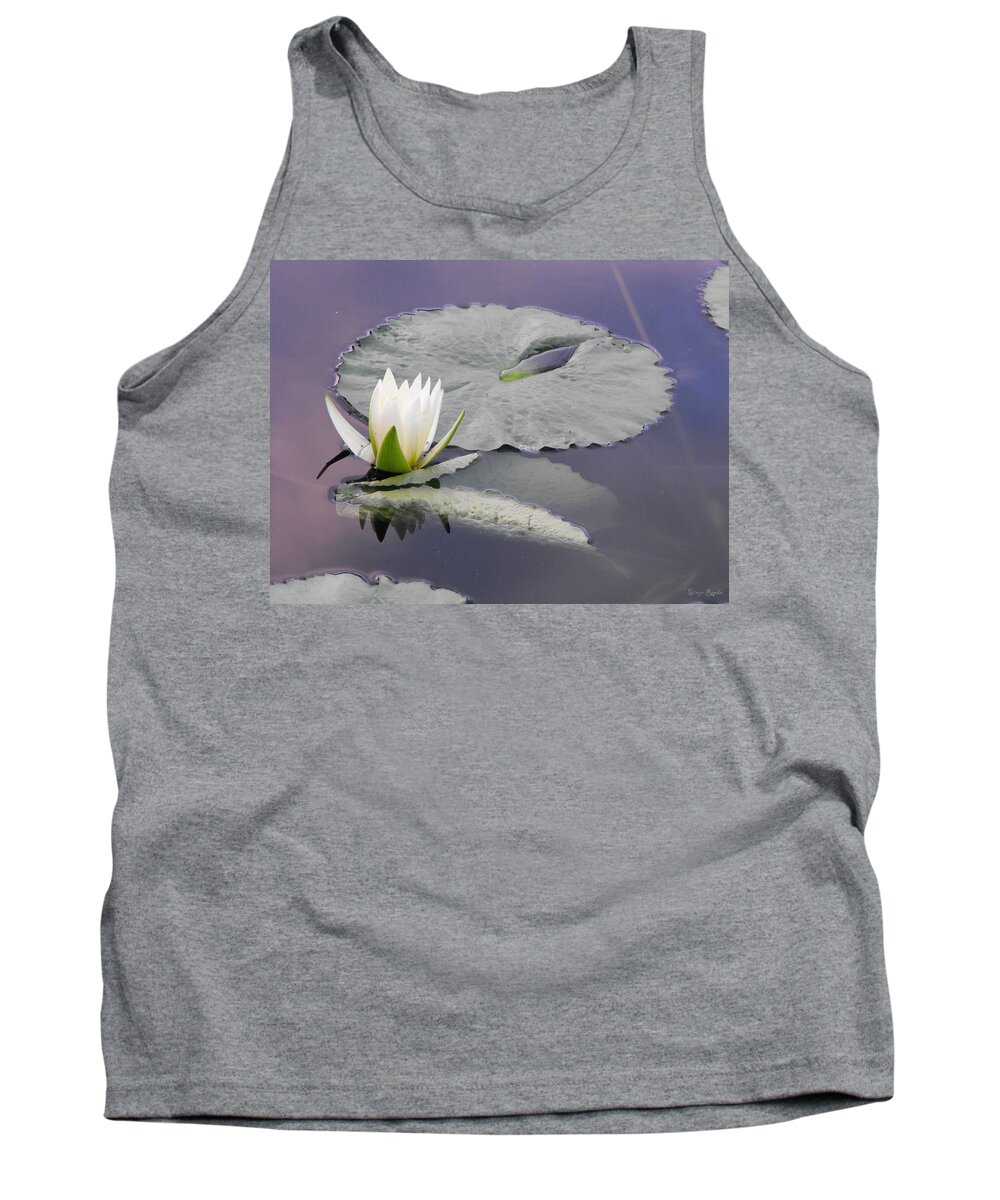 Missouri Botanical Gardens Tank Top featuring the photograph Blooming Water Lily by Ginger Repke