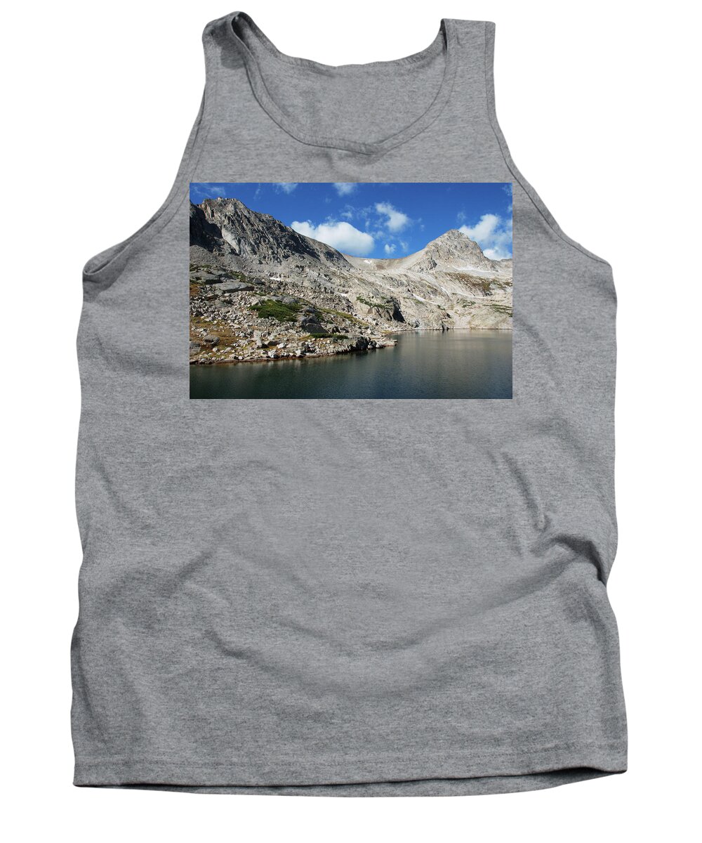 Colorado Tank Top featuring the photograph Blue Lake and Mount Toll by Kristin Davidson