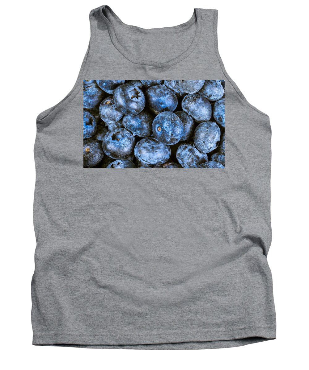 Blueberries Tank Top featuring the photograph Blueberries by Sandi Kroll