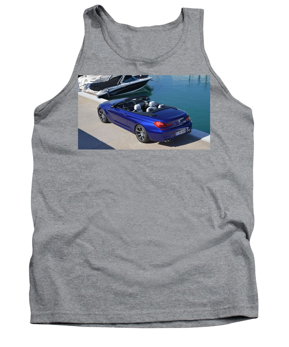 Bmw M6 Convertible Tank Top featuring the digital art BMW M6 Convertible by Super Lovely