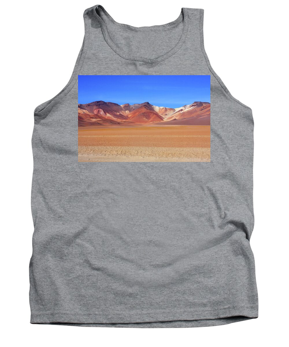 Color Tank Top featuring the photograph Bolivian Altiplano by Aidan Moran