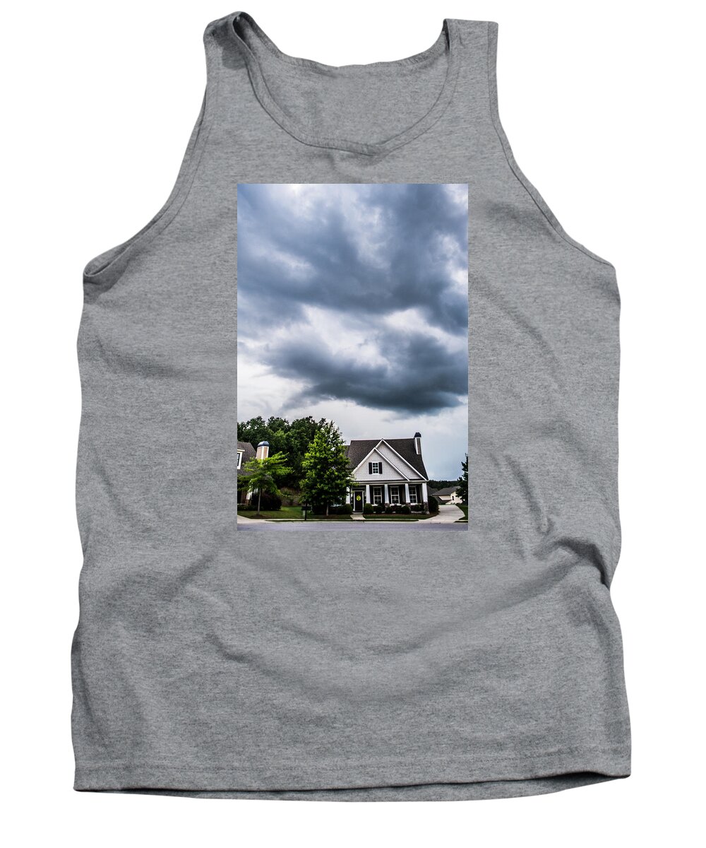 Clouds Tank Top featuring the photograph Brewing Clouds by Parker Cunningham