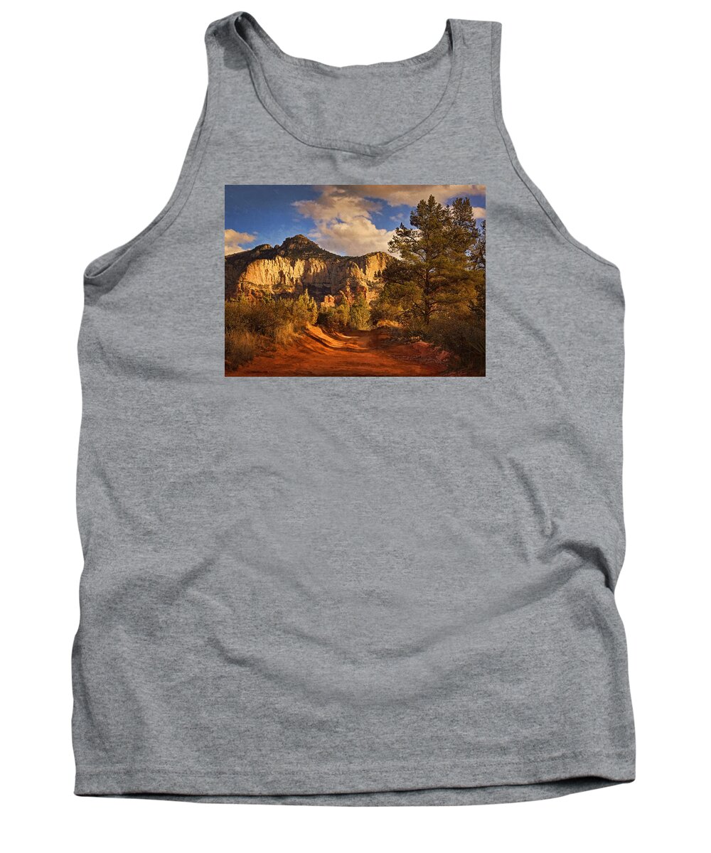 Broken Arrow Trail Tank Top featuring the photograph Broken Arrow Trail Pnt by Theo O'Connor
