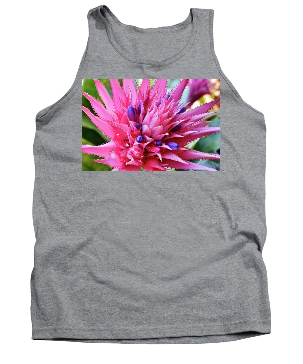 Linda Brody Tank Top featuring the photograph Bromeliad 1 by Linda Brody