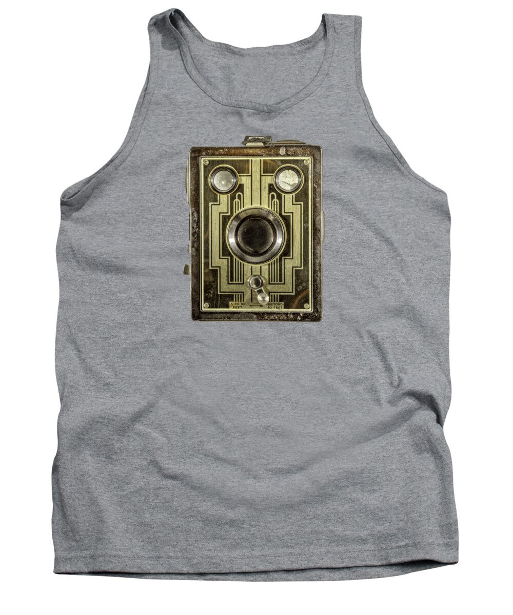 Antique Tank Top featuring the photograph Brownie Six-20 Front by YoPedro