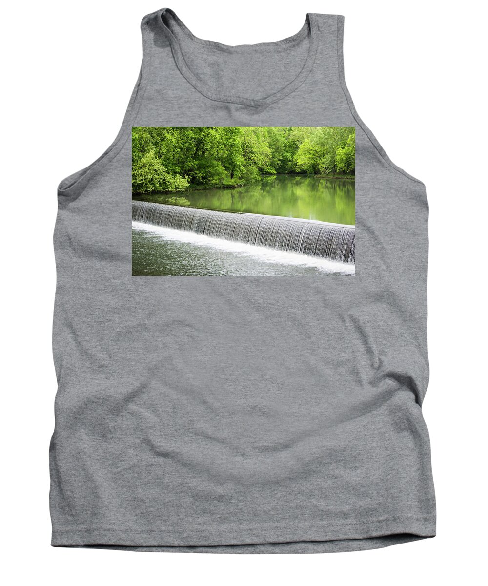 Spring Tank Top featuring the photograph Buck Creek Greens by Parker Cunningham