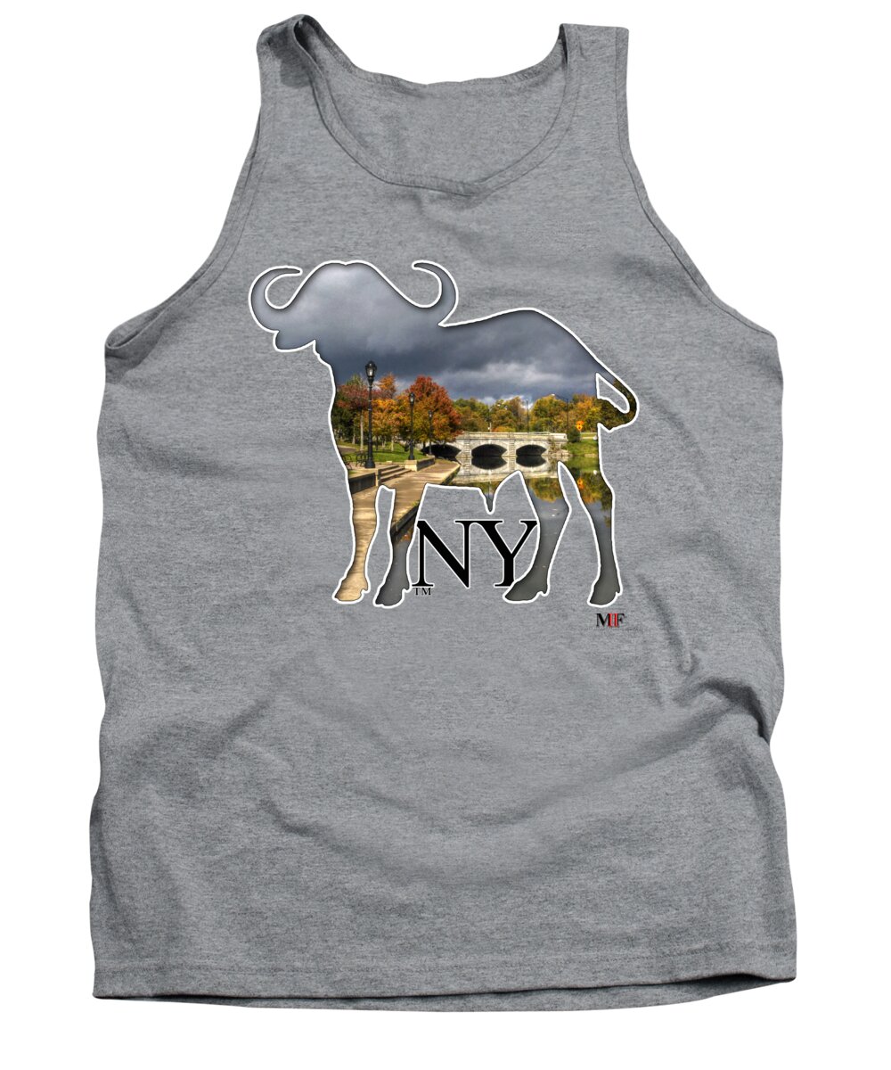 Michael Frank Jr; Nikon; Hdr; Iphone Case; Iphone; Galaxy; Galaxy Case; Phone Case; Buffalo; Buffalo Ny; Buffalo Tank Top featuring the photograph Buffalo NY Hoyt Lake by Michael Frank Jr