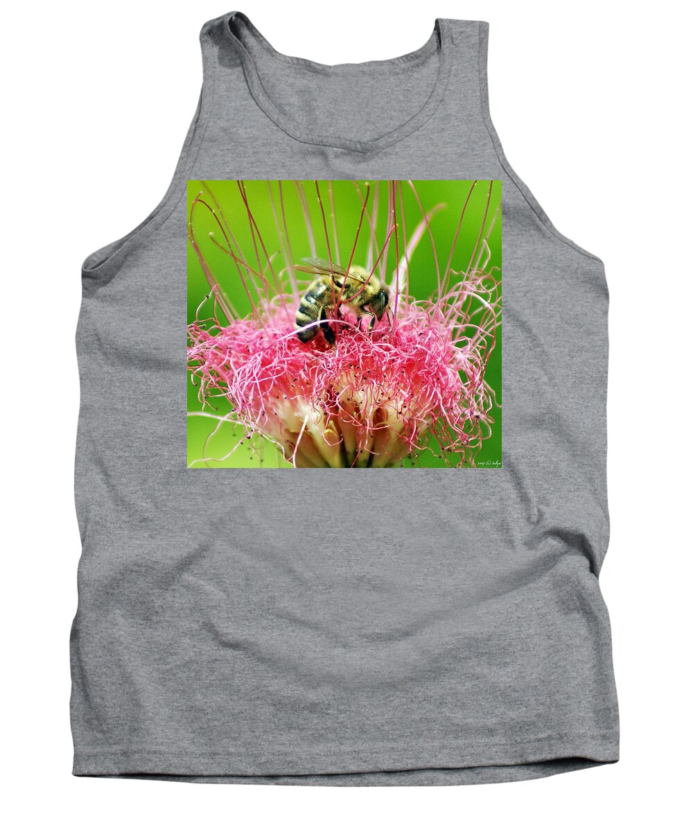 Nature Tank Top featuring the photograph Busy Bee by Holly Kempe