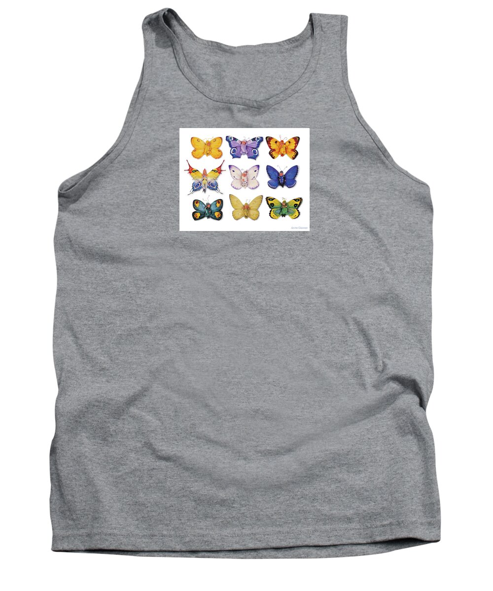 Butterfly Tank Top featuring the photograph Butterfly Babies by Anne Geddes