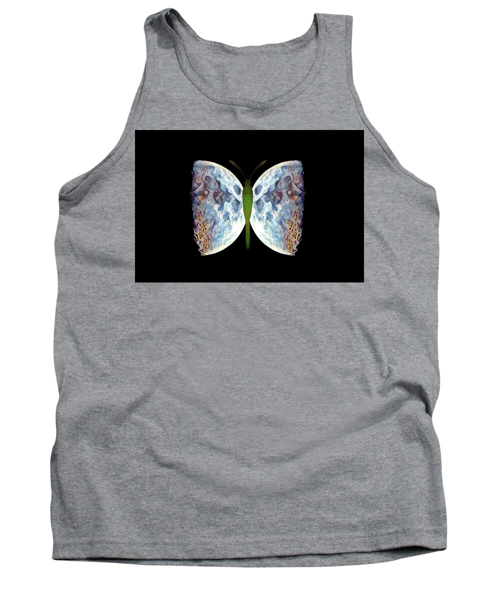 Butterfly Tank Top featuring the photograph Fly me to the Moon by Jackson Pearson