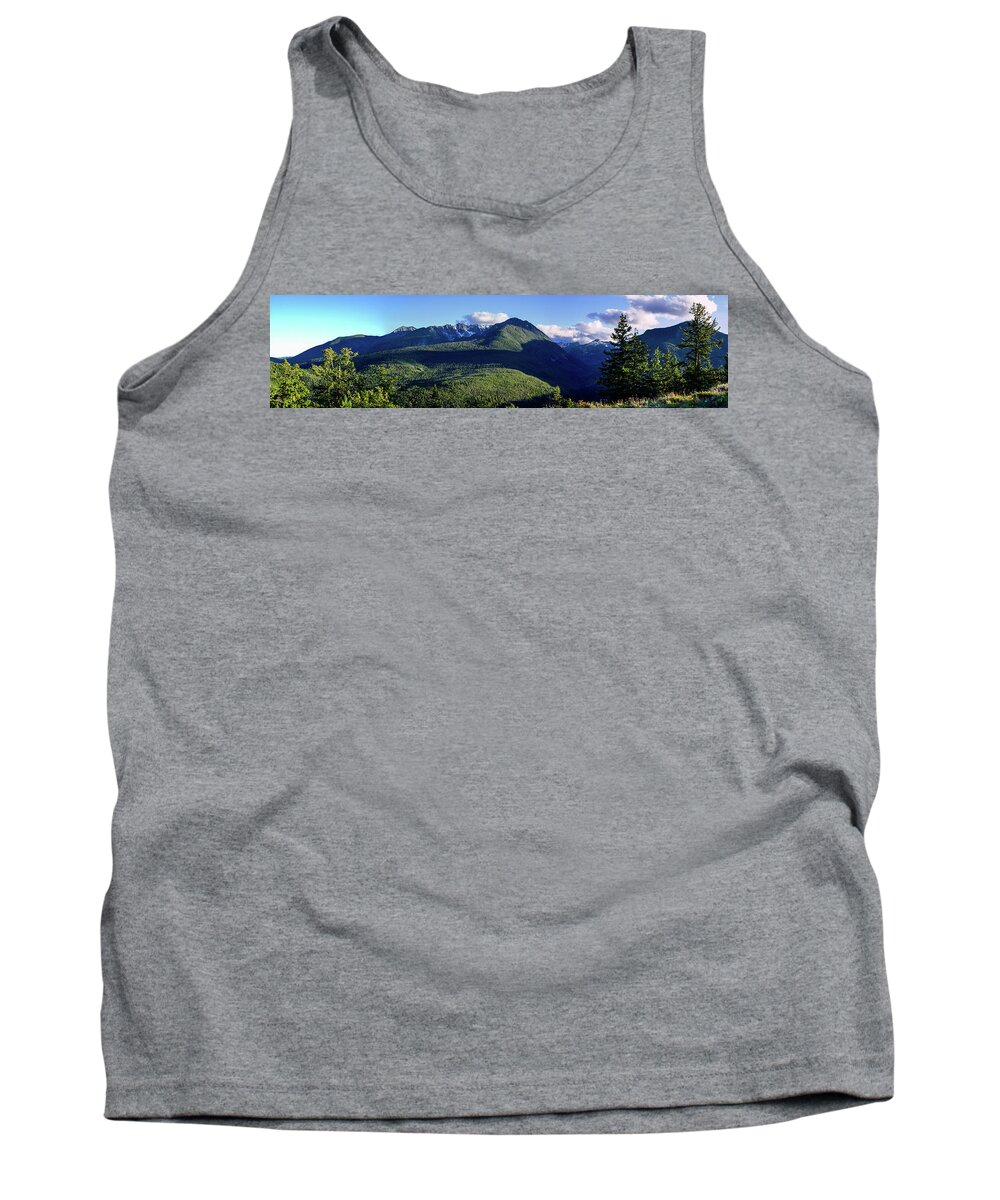 Panoramic Tank Top featuring the photograph Buttermilk Butte by Tim Dussault