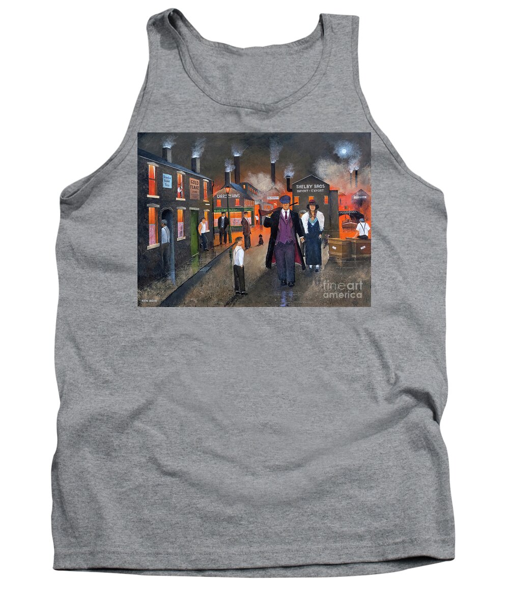 Peaky Blinders Tank Top featuring the painting By Order Of The Peaky Blinders by Ken Wood