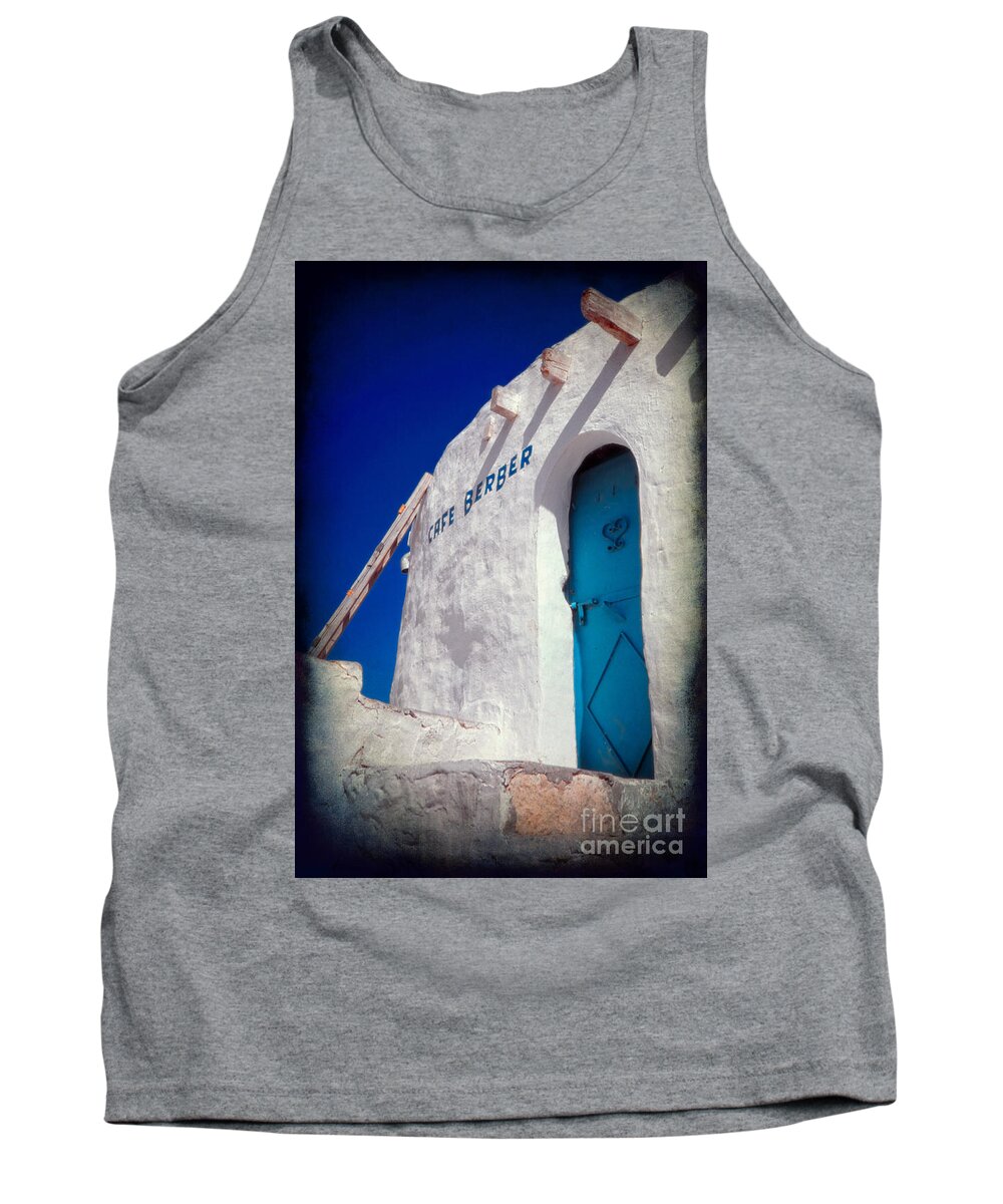 Tunisia Tank Top featuring the photograph Cafe berber by Silvia Ganora