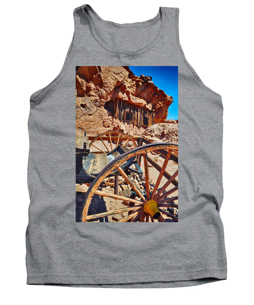Calico Tank Top featuring the photograph Calico Ghost Town Mine by Kyle Hanson