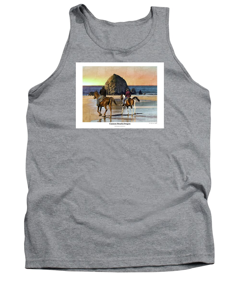 Cannon Beach Tank Top featuring the photograph Cannon Beach by Kenneth De Tore