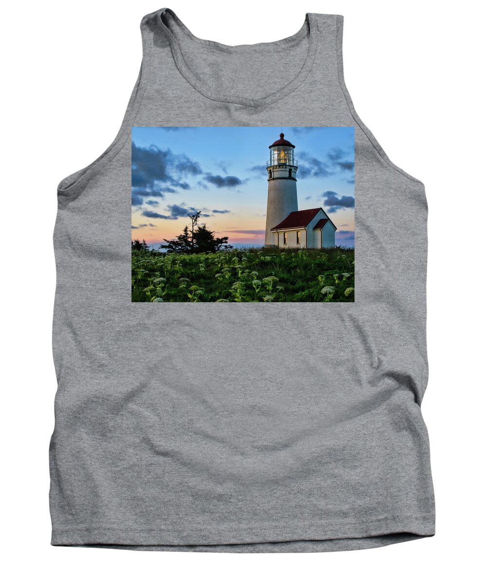 Oregon Tank Top featuring the photograph Cape Blanco Lighthouse by Roberta Kayne