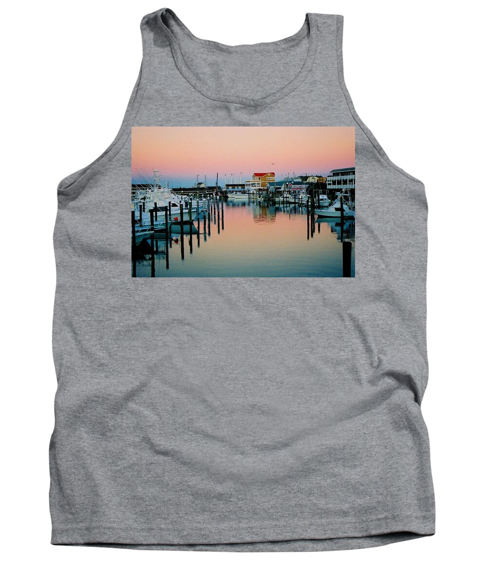 Cape May Tank Top featuring the photograph Cape May after Glow by Steve Karol