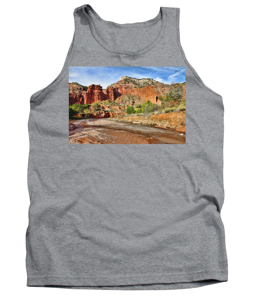 Canyon Tank Top featuring the photograph Caprock Canyon by Adam Reinhart