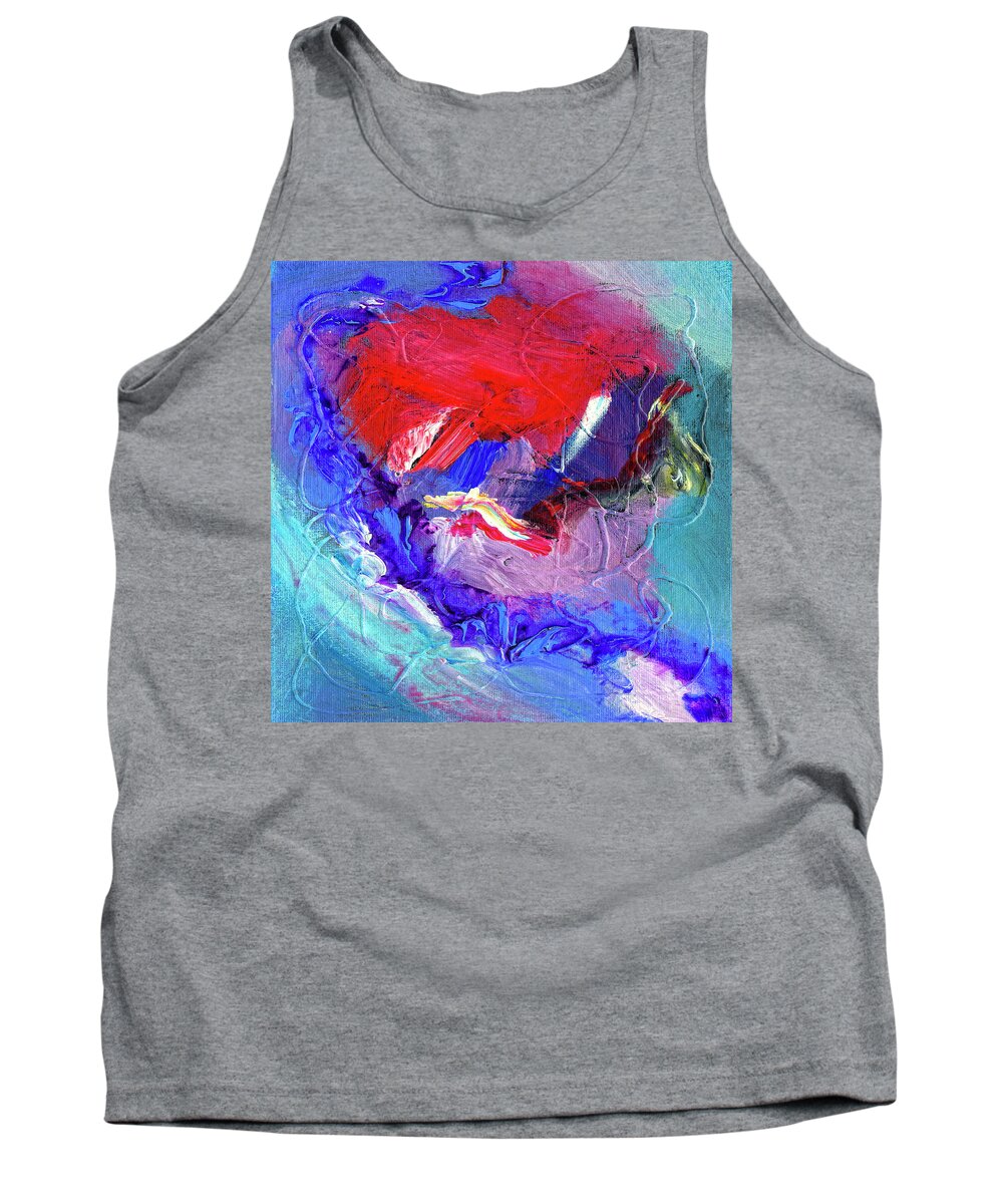 Abstract Tank Top featuring the painting Catalyst by Dominic Piperata