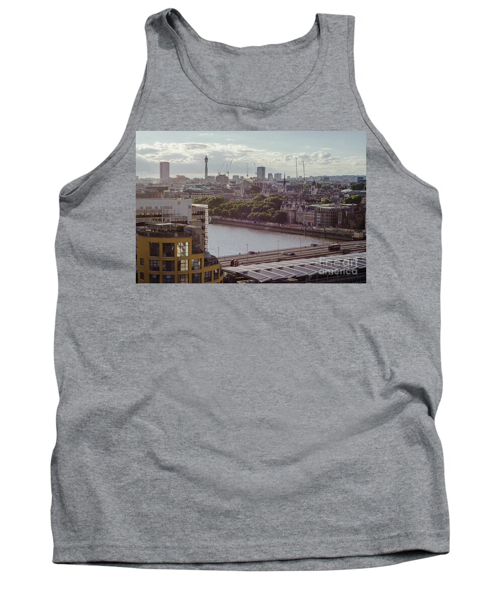 Bt Tower Tank Top featuring the photograph Central London by Perry Rodriguez