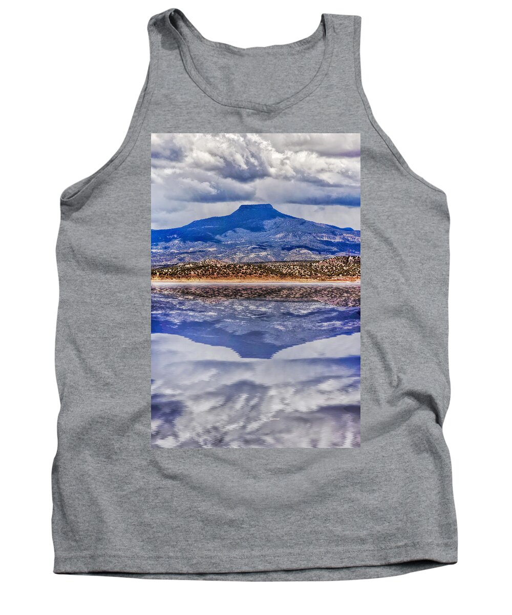 Abiquiu Tank Top featuring the photograph Cerro Perdenal by Diana Powell
