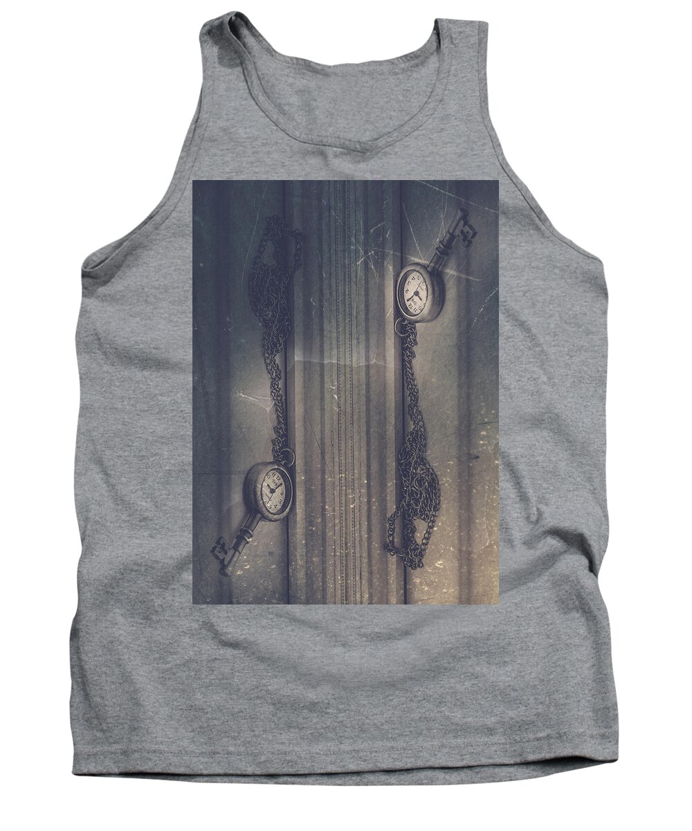 Doors Tank Top featuring the photograph Chains Of Time by Elvira Pinkhas
