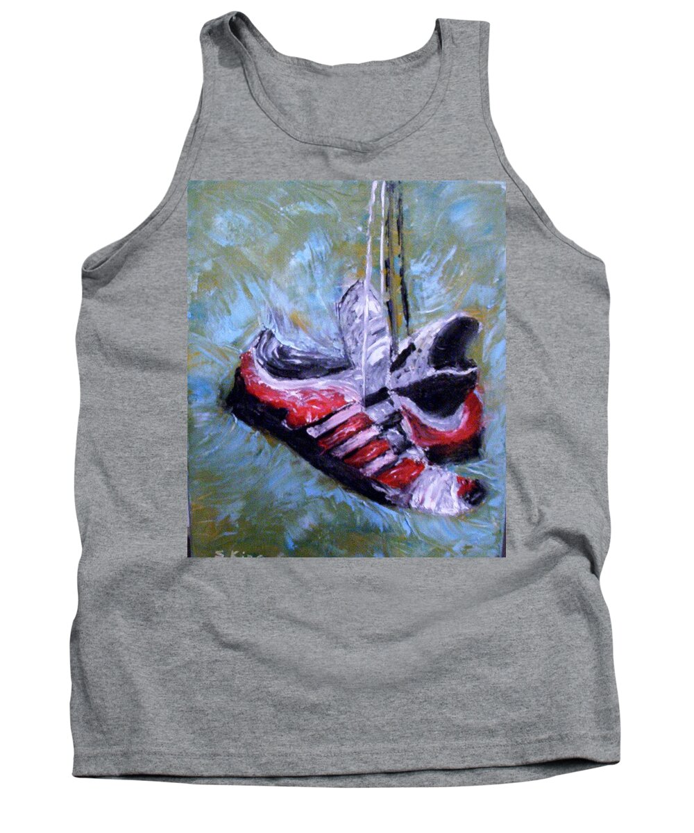 Still Life Tank Top featuring the painting Champion by Stephen King
